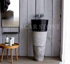 bej-disi-patlatma-kare-Eskitme Traverten Dikey Lavabo (2)