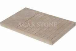 Beige Concealed Drain Shower Tray