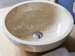 Beige Fossil Bowl Marble