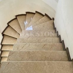 Beige Marble Stair Tread