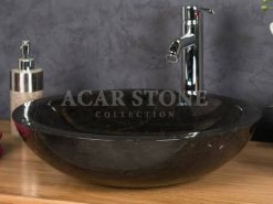 Black Bowl Marble Sink