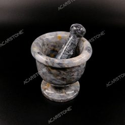 Black Marble Mortar 11x11.11 cm