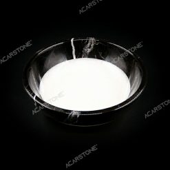 Black and White Marble Plate 20×20.6 cm