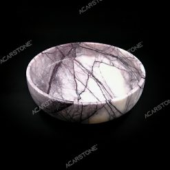 Lilac Marble Plate 30x30.6cm