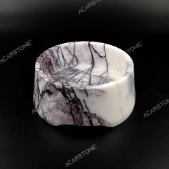 Marble Cat Dog Container 20x20.9 cm