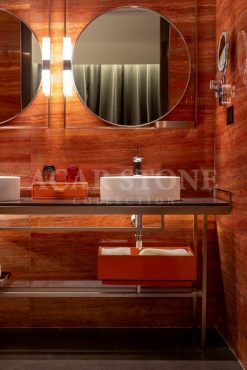 Red Travertine Tiles