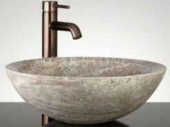 Silver Bowl Marble Sink