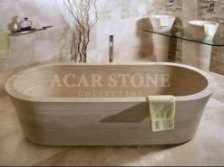 Travertine Bathtub