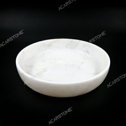 White Marble Plate 15x15.5 cm.