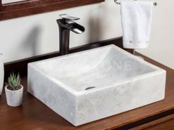 White Square Sink