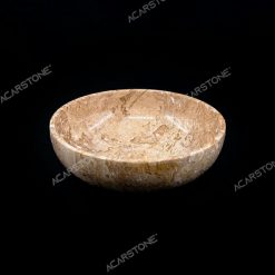 Yellow Marble Plate 15x15.6cm