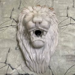 marble-lion-head