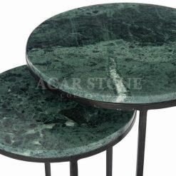 Table basse en marbre vert