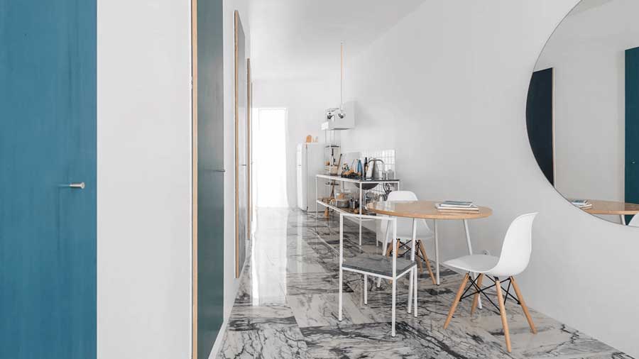 evlerde mermer kullanımı